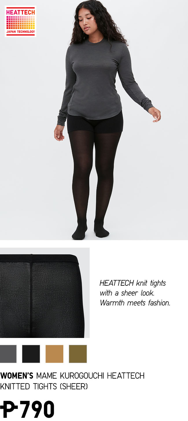 HEATTECH Knitted Tights (Sheer)